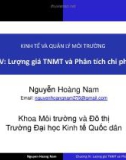 Bài giảng Kinh tế và quản lý môi trường: Chương 4 - Nguyễn Hoàng Nam (Hệ 3 tín chỉ)