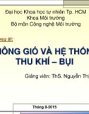 Bài giảng Môi trường không khí: Chương 3 - ThS. Nguyễn Thị Kim Anh