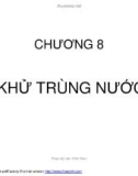 Xử lý nước cấp chương 8: Khử trùng nước - Ths Lâm Vĩnh Sơn