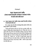 làng nghề truyền thống trong quá trình công nghiệp hóa, hiện đại hóa: phần 2