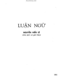 khổng tử và luận ngữ: phần 2