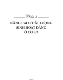 Ebook Nâng cao chất lượng sinh hoạt Đảng phát huy dân chủ trong hệ thống chính trị ở cơ sở: Phần 2