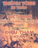 Việt Nam kỳ phùng sự lục, Điểu thám kỳ án - Lê Thánh Tông di thảo: Phần 1