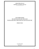 Giáo trình Múa dân gian dân tộc Việt Nam 5 (Ngành: Nghệ thuật múa dân gian dân tộc) - Trường CĐ Cộng đồng Lào Cai