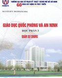 Giáo trình Giáo dục quốc phòng và an ninh (Phần 3: Quân sự chung): Phần 1