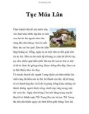 Tục Múa Lân