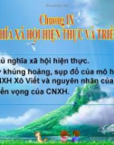 Chương IX: Chủ nghĩa xã hội hiện thực và triển vọng