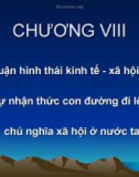 Bài giảng Triết học (cao học): Chương VIII