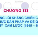 Bài giảng Đường lối cách mạng của Đảng Cộng sản Việt Nam: Chương 3 - ThS. Bùi Thị Huyền