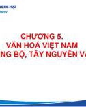 Bài giảng Cơ sở văn hóa Việt Nam - Chương 5: Văn hóa Việt Nam vùng Trung Bộ, Tây Nguyên và Nam Bộ (Năm 2022)