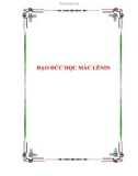 ĐẠO ĐỨC HỌC MÁC LÊNIN