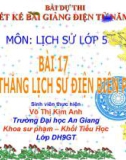 CHIẾN THẮNG LỊCH SỬ ĐIỆN BIÊN PHỦ