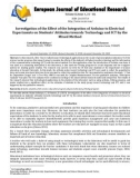 Investigation of the effect of the integration of arduino to electrical experiments on students' attitudes towards technology and ICT by the mixed method