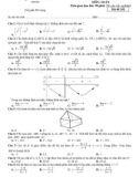 Đề thi KSCL môn Toán 12 năm 2019-2020 có đáp án - Trường THPT Tiên Du số 1 (Lần 2)