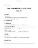 Giáo án bài Thực hành nhận biết và vẽ góc vuông bằng ê ke - Toán 3 - GV.Ng.P.Hùng