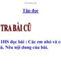 Bài giảng môn Tiếng Việt lớp 3 năm học 2020-2021 - Tuần 8: Tập đọc Tiếng ru (Trường Tiểu học Thạch Bàn B)