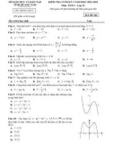 Đề kiểm tra học kì 1 môn Toán lớp 12 năm 2022-2023 - Sở GD&ĐT Quảng Nam (Mã đề 103)