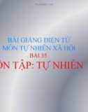 Bài giảng TNXH 1 bài 35: Ôn tập tự nhiên