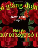 Bài giảng 12 trừ đi một số: 12-8 - Toán 2 - GV.Lê Văn Hải