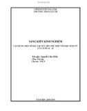 Sáng kiến kinh nghiệm THCS: Vận dụng một số bài tập sức bền phù hợp với học sinh nữ lứa tuổi 14-15