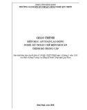 Giáo trình An toàn lao động (Nghề: Kỹ thuật chế biến món ăn - Trình độ: Trung cấp) - CĐ Kỹ thuật Công nghệ Quy Nhơn