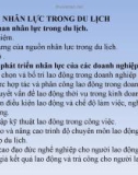 Bài giảng Kinh tế du lịch: Chương 4 - ThS.HàMinhPhước