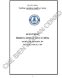 Giáo trình Sinh lý dinh dưỡng (Nghề: Chế biến món ăn - Trung cấp) - Trường Cao đẳng nghề Xây dựng