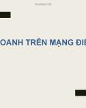 Bài giảng Kinh doanh trên mạng điện tử - Bài 5: Các phương thức kinh doanh thương mại