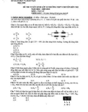 Đề thi tuyến sinh 10 Vật lý - Trường THPT chuyên Bến Tre (2009-2010)