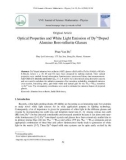 Optical properties and white light emission of Dy3 doped alumino boro-tellurite glasses