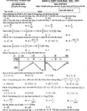 Đề thi KSCL môn Toán lớp 12 năm 2021-2022 có đáp án - Sở GD&ĐT TP. Hải Phòng (Mã đề 112)