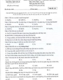 Đề thi giữa học kì 2 môn Hoá học lớp 12 năm 2023-2024 - Trường THPT Dĩ An, Bình Dương