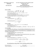 Đề thi tuyển sinh vào lớp 10 THPT năm 2019-2020 môn Toán có đáp án - Sở GD&ĐT Hưng Yên (Đề chung)