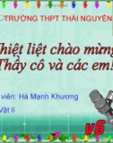 Bài giảng Vật lí 10 - Bài 13: Lực ma sát (Hà Mạnh Khương)