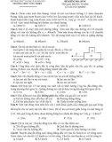 Đề thi kiểm tra 1 tiết Lý 10 - Nâng cao