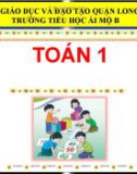 Bài giảng môn Toán lớp 1 sách Cánh diều năm học 2020-2021 - Bài 14: Làm quen với phép cộng, dấu cộng (Trường Tiểu học Ái Mộ B)