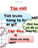 Bài giảng môn Tiếng Việt lớp 2 năm học 2020-2021 - Tuần 13: Tập viết Chữ hoa L (Trường Tiểu học Thạch Bàn B)