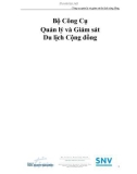 Bộ công cụ quản lý và giám sát du lịch cộng đồng