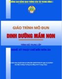 Giáo trình Dinh dưỡng mầm non (Nghề Kỹ thuật chế biến món ăn - Trình độ Trung cấp) - CĐ GTVT Trung ương I