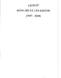 Ebook Lịch sử Đảng bộ xã Tân Khánh (1947-2010): Phần 1