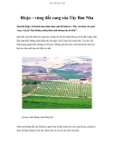 Rioja – vùng đất vang của Tây Ban Nha