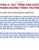 Bài giảng: Quy trình sản xuất tác phẩm chương trình truyền hình