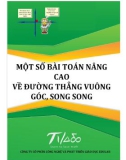 Bài toán nâng cao về đường thẳng vuông góc, song song