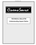 TECHNICAL BULLETIN Understanding Aspect Ratios