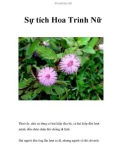 Truyện Sự tích Hoa Trinh Nữ