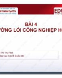 Bài giảng Đường lối cách mạng của Đảng Cộng sản Việt Nam: Bài 4 (TS. Trần Thị Thu Hoài)