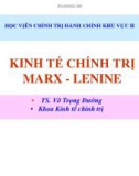 Bài giảng Công nghiệp hóa, hiện đại hóa nền kinh tế quốc dân - TS Võ Trọng Đường