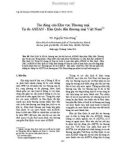 Tác động của khu vực thương mại tự do ASEAN - Hàn Quốc đến thương mại Việt Nam