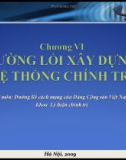 ĐƯỜNG LỐI XD HỆ THỐNG CHÍNH TRỊ