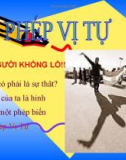 Bài giảng Hình học 11 - Bài 7: Phép vị tự